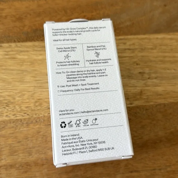 Cold Processed Stem Cell Serum Act+Acre brand:Act+Acre - Picture 3 of 4